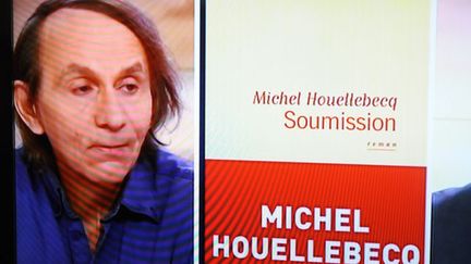 &nbsp; (Michel Houellebecq sur France 2 pour présenter son livre "Soumission" © Maxppp)