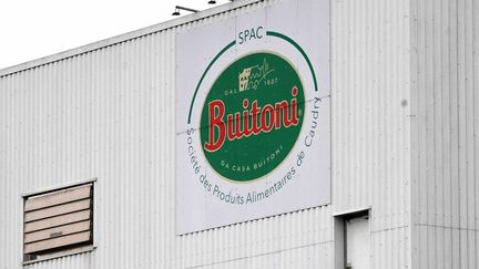 L'usine Buitoni, à Caudry, le 1er avril 2022. (FRANCOIS LO PRESTI / AFP)