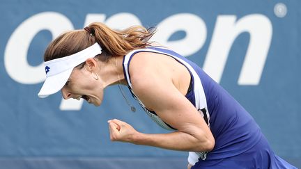 La Française Alizé Cornet s'est qualifiée pour la première fois en huitième de finale de l'US Open.  (AL BELLO / GETTY IMAGES NORTH AMERICA)