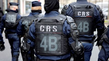 CRS, à Paris, le 26 janvier 2021. (THOMAS COEX / AFP)