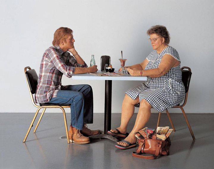 Self-portrait with model, 1979
 (Duane Hanson)