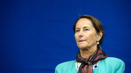 Ségolène Royal lors d'un discours à Cernay, le 11 avril 2015. (SEBASTIEN BOZON / AFP)