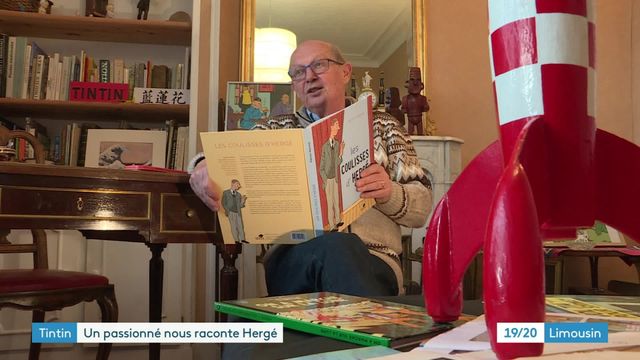 "Les coulisses d'Hergé", l'auteur creusois Patrick Ménard sur la trace de Tintin