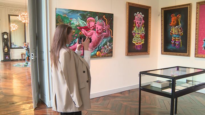 Expo Patrick Moya - Château de Courcelles - Montigny-lès-Metz. (France 3 Lorraine)