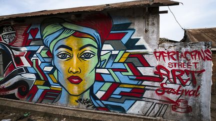 Graffiti d'Ellijay (Kenya) (ROBIN LETELLIER / SIPA)