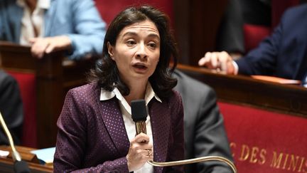 Delphine Gény-Stephann, la secrétaire d'Etat auprès du ministre de l'Economie et des Finances. (BERTRAND GUAY / AFP)