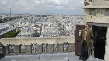 Le sommet de la tour Saint-Jacques à Paris (juin 2013)
 (Jérôme Mars / JDD / SIPA)