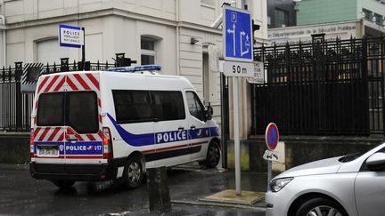 Le commissariat de Charleville-Mézières (Ardennes), où Mourad Hamyd, le beau-frère de Chérif Kouachi, avait été placé en garde à vue, le 8 janvier 2015. (FRANCOIS LO PRESTI / AFP)
