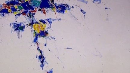 Sam Francis, l&#039;un des artistes qui forment cette exposition &quot;Traits d&#039;union&quot;
 (France3 / Culturebox)