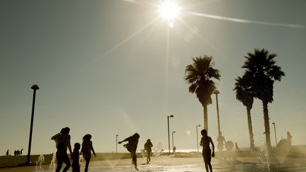 Tel Aviv (Isra&euml;l), 32 &deg;C, le 5 juillet 2012. (JACK GUEZ / AFP)