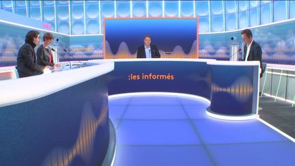 Le plateau des informés, mercredi 5 octobre 2022. (FRANCEINFO / RADIOFRANCE)