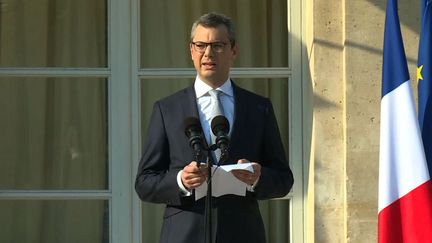 Alexis Kohler, secrétaire général de l'Elysée, à Paris, le 21 juin 2017. (DAVID CANTINIAUX / AFPTV)