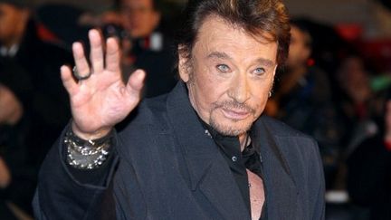 Johnny Halliday en janvier dernier (VALERY HACHE / AFP)