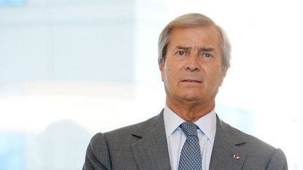 Vincent Bolloré, président du groupe du même nom, à Paris en avril 2017 (ERIC PIERMONT / AFP)