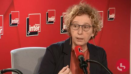 La ministre du Travail, Muriel Pénicaud, sur France Inter mardi 22 octobre 2019. (FRANCEINFO / RADIOFRANCE)