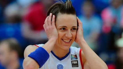 La joueuse de l'équipe de France féminine de basket, Céline Dumerc