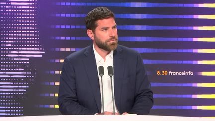 Vincent Jeanbrun, Republican Right deputy for Val-de-Marne and mayor of Haÿ-les-Roses, on franceinfo, September 27, 2024. (FRANCEINFO / RADIO FRANCE)