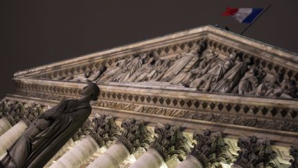 L'Assembl&eacute;e nationale &agrave; Paris, le 4 f&eacute;vrier 2013. Le projet de loi sur le mariage pour tous doit y revenir en deuxi&egrave;me lecture le 23 avril. (JOEL SAGET / AFP)