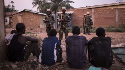 &nbsp; (Des combats se sont produits ce mercredi entre des soldats de l'ONU et des miliciens chrétiens à Bangui. © Maxppp)