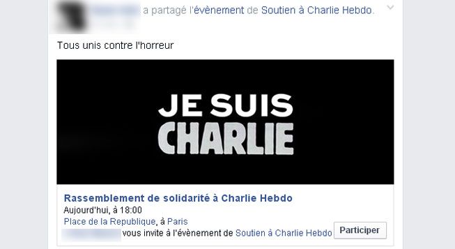 &nbsp; (Les "Je suis Charlie" se multiplient sur les murs Facebook  © DR)