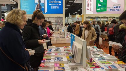 Des visiteurs au Salon du livre 2019.&nbsp; (JPNVHB / MAXPPP)