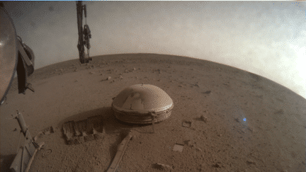 L'une des dernières images envoyées par la sonde InSight sur Mars, le 11 décembre 2022. (NASA / JPL-CALTECH)