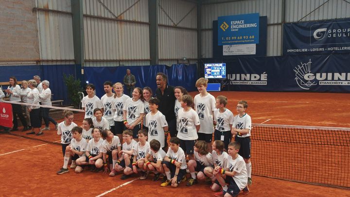 Yannick Noah à Taden, en Bretagne, le samedi 30 avril 2022. (Emmanuel Rupied)