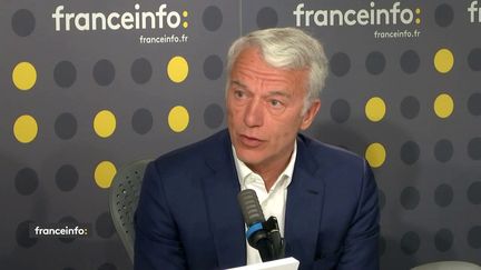 Patrick Martin, président délégué du Medef, le 13 mars 2020. (FRANCEINFO / RADIO FRANCE)