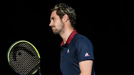 Richard Gasquet au tournoi de tennis de Bercy, à Paris, le 31 octobre 2018. (AURELIEN MORISSARD / MAXPPP)