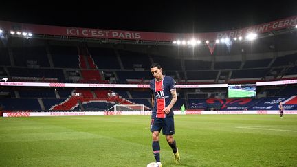 Angel Di Maria au Parc des princes. (FRANCK FIFE / AFP)