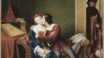 Marie-Philippe Coupin de La Couperie, Les Amours funestes de Rimini, 1822. Huile sur toile. Palais des Beaux-arts, Lille. (RMN / RENÉ GABRIEL OJÉDA)