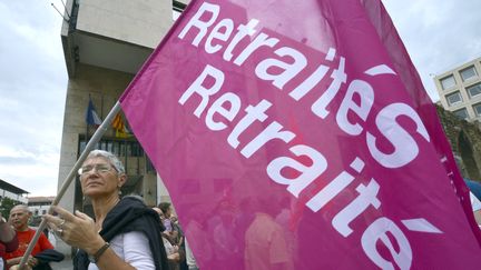 Une manifestation de retrait&eacute;s en octobre 2012, &agrave; Marseille (Bouches-du-Rh&ocirc;ne). (ANNE-CHRISTINE POUJOULAT / AFP)