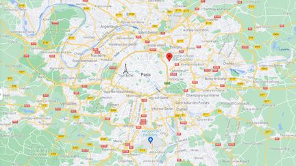 Le drame a eu lieu aux Lilas, en Seine-Saint-Denis, le 20 septembre 2021. (GOOGLE MAPS)