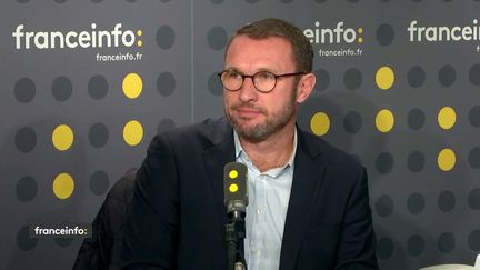 David Le Bars, secrétaire général du syndicat des commissaires de la police nationale, était l'invité de franceinfo mardi 20 novembre 2018. (FRANCEINFO)