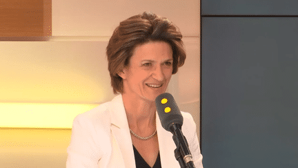 Isabelle Kocher,&nbsp;directrice générale d'Engie, le 8 mars 2018. (RADIO FRANCE / FRANCEINFO)