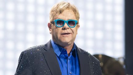 Le chanteur britannique Elton John, le 20 juillet 2015, &agrave; Madrid (Espagne). (OSCAR GONZALEZ / AFP)