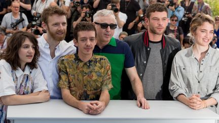 Adèle Haenel, Aloïse Sauvage, Antoine Reinartz, Arnaud Valois, Nahuel Perez Biscayart, les acteurs de "120 battements par minute", de Robin Campillo
 (JACOVIDES-BORDE-MOREAU / BESTIMAGE)