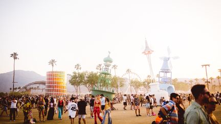 Le festival Coachella en 2022 dans le désert californien. (MATT WINKELMEYER / GETTY IMAGES NORTH AMERICA)