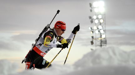 La Slovaque Anastasiya Kuzmina (JONATHAN NACKSTRAND / AFP)