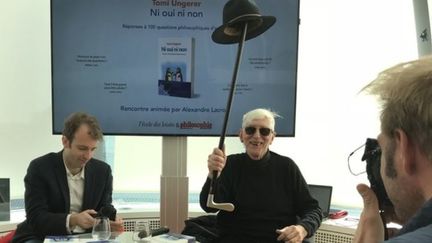 Tomi Ungerer, Paris, Mars 2018
 (Laurence Houot - Culturebox)