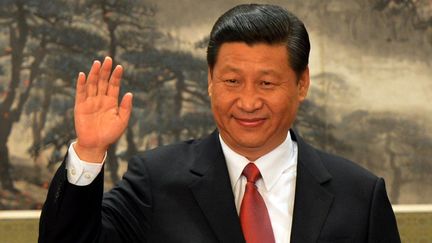 Xi Jinping apr&egrave;s sa d&eacute;signation &agrave; la t&ecirc;te du Parti communiste chinois (PCC) et donc de la Chine, le 15 novembre 2012 &agrave; P&eacute;kin. (MARK RALSTON / AFP)