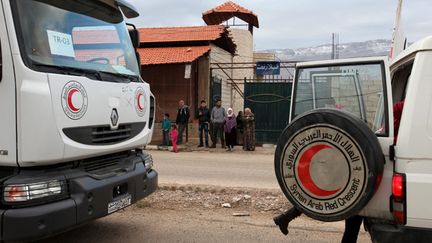 &nbsp; (Pour la première fois depuis trois mois, de l'aide humanitaire a pu parvenir lundi à Madaya, une ville syrienne assiégée où les habitants souffrent de la faim © MaxPPP)