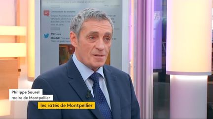 Philippe Saurel, maire de Montpellier (FRANCEINFO)