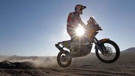 &nbsp; (L'Espagnol Marc Coma pour KTM au Rallye Paris-Dakar 2014 © Reuters /Jean-Paul Pelissier)