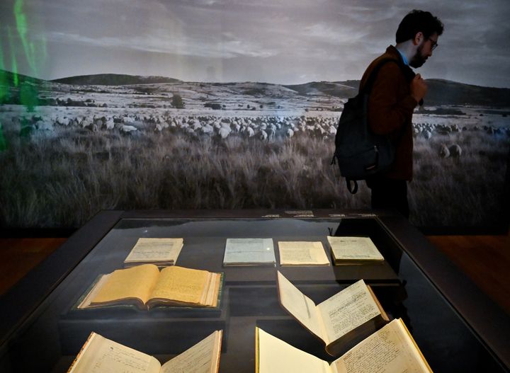 Exposition Giono, MuCem, octobre 2019 (GERARD JULIEN / AFP)