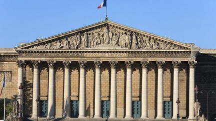 Le Palais-Bourbon o&ugrave; si&egrave;ge l'Assembl&eacute;e nationale, &agrave; Paris. (PATRICK ESCUDERO / HEMIS.FR / AFP)