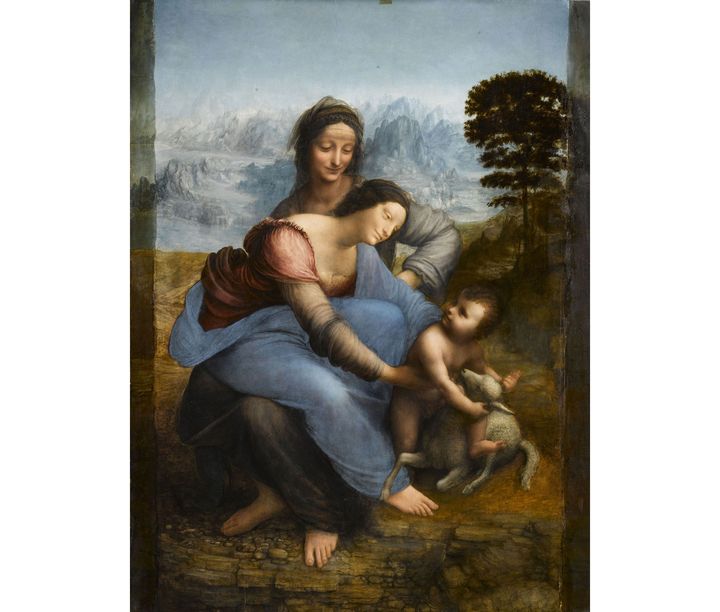 Léonard de Vinci, La Sainte Anne (© RMN-Grand Palais (musée du Louvre) / René Gabriel Ojéda)