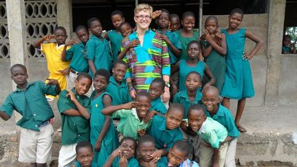 Volontaire britannique ayant enseigné trois mois dans une petite école au Ghana
Charlie/Flickr, CC BY-ND  (Charlie/Flickr, CC BY-ND)