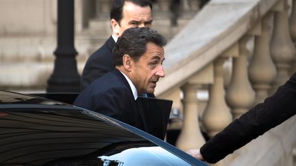 Nicolas Sarkozy, le 25 mars 2013 &agrave; Paris. (MARTIN BUREAU / AFP)