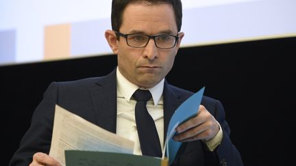 Benoît Hamon le 8 mars. (ERIC FEFERBERG / AFP)